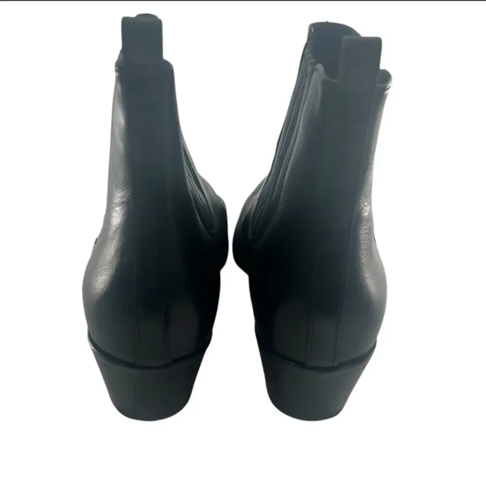 J. Crew black Chelsea boots leather sz 7